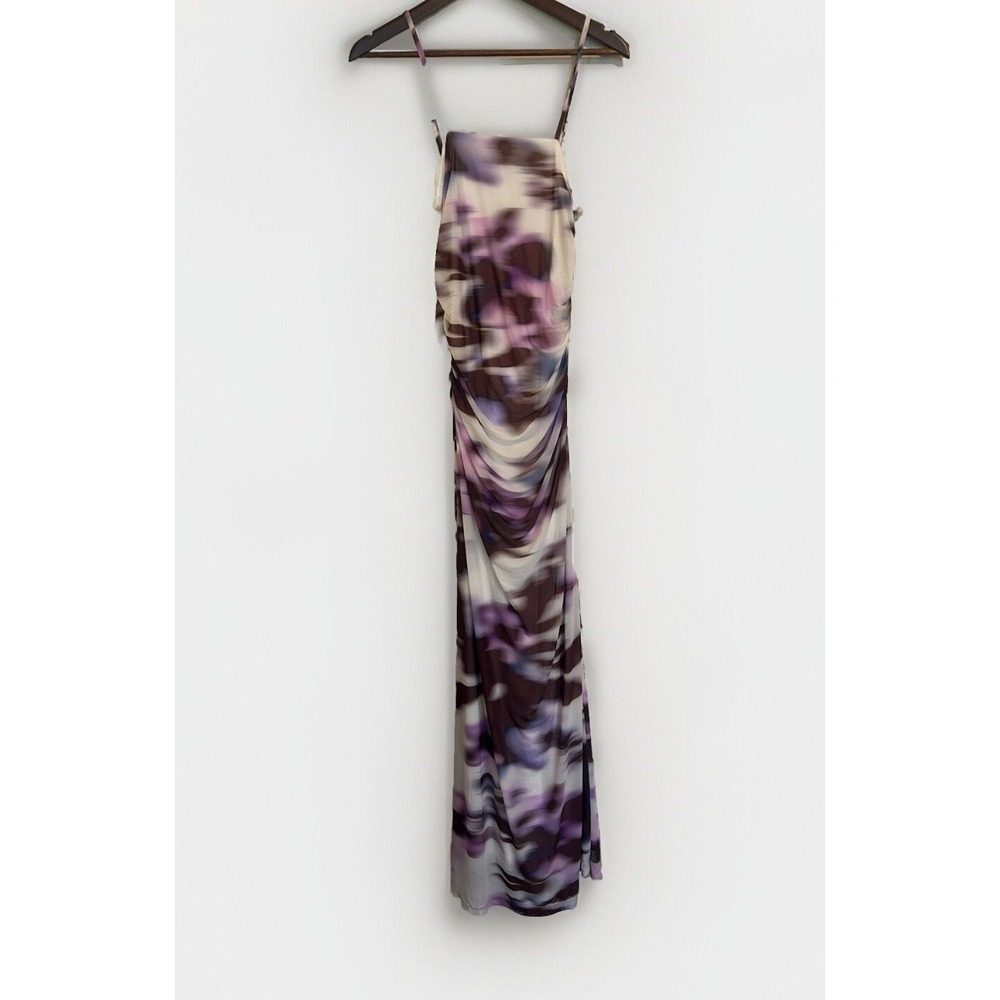 BHLDN Anthropologie Maxi‎ Slip Dress M NWT Long Abstract Print Party Formal